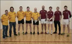  ??  ?? The Castlebrid­ge and St Martins team ahead of the Team of 4 final.