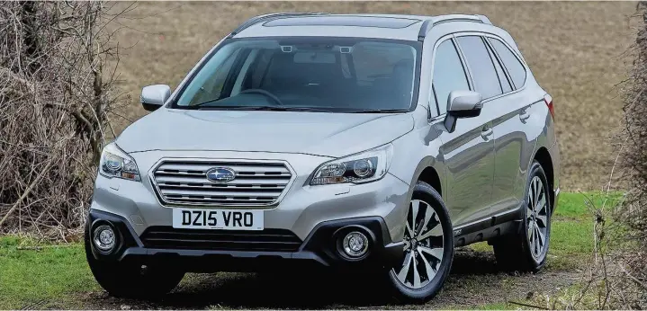  ??  ?? ●» The new Subaru Outback has a more dynamic look