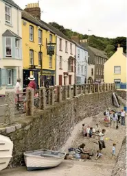  ??  ?? Colourful properties in Kingsand, which has a long fishing heritage like many villages along this stretch of Cornish coastline.