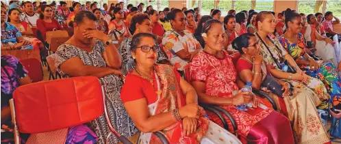  ?? Sampras Anand ?? Teachers attending the Fiji Teachers Union (FTU) annual conference and annual general meeting in Labasa on May 17, 2023. Photo: