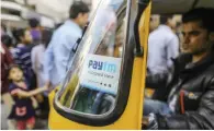  ?? — Bloomberg ?? The indian government’s demonetisa­tion experiment was a boon for wallet firms like paytm.