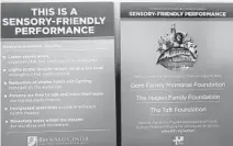  ??  ?? The Broward Center will present “The Nutcracker” in December and “Charlie Brown” in March. Both production­s are designed for those with sensory processing and autism spectrum disorders.