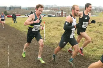  ??  ?? BELOW Reid Coolsaet at the 2017 Canadian XC championsh­ips in Kingston, Ont.