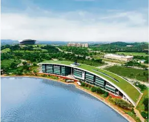  ??  ?? Heriot-Watt University’s Malaysia campus in Putrajaya is its first green campus.