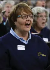  ??  ?? Ann Murdiff from Bray Choral Society.