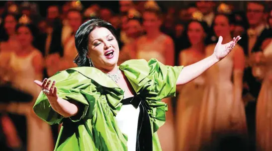  ?? EFE ?? Una imagen de la gran diva rusa que ofrecerá un recital en una sesión única en el Liceu