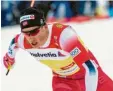  ?? Foto: Ralf Lienert ?? Johannes Hoesflot Klaebo führte Norwegens Staffel zu Gold.