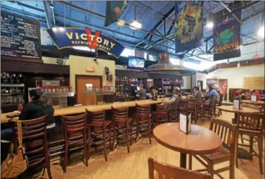  ?? PETE BANNAN — DIGITAL FIRST MEDIA ?? Victory Brewing is updating its restaurant in Downingtow­n, to make it more modern. The $500,000 expansion and renovation will give diners a view of the brewing operation.