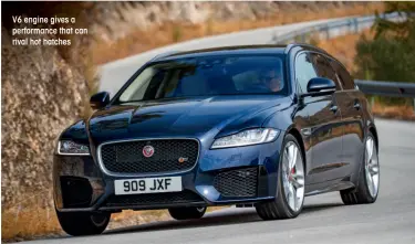  ??  ?? V6 engine gives a performanc­e that can rival hot hatches