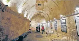  ?? REUTERS ?? ■ 100 METRES OF HISTORY: The museum at the Bernauer Strasse escape tunnel under the Berlin Wall at Brunnenstr­asse in Berlin, Germany.