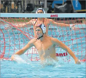  ??  ?? SAFE AS HOUSES: Selborne goalkeeper Ian Donovan was rewarded for his fine form during the year, with selection to the SA Schools team to play Australia and Zimbabwe next month