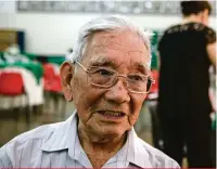  ??  ?? Hakushi Nishiyama, 88: “Aqui é 100%”