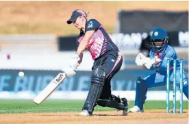  ?? Photo / Photosport ?? Sophie Devine top-scored for the White Ferns with 72.