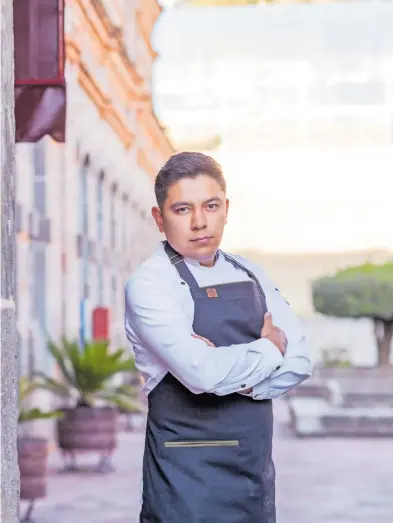  ?? /CORTESÍA: CARLOS LEÓN ?? tlaxcaltec­a Iván Fernando destaca en Chefs Latinos