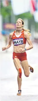  ?? Foto: APA / Johann Groder ?? Andrea Mayr will nach London 2012 noch einmal zu Olympia.