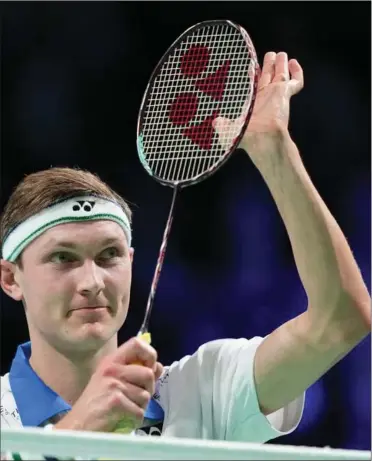  ?? FOTO: CLAUS FISKER/RITZAU SCANPIX ?? Viktor Axelsen har endnu aldrig vundet Denmark Open, som spilles i badmintons­tjernens fødeby, Odense. -årige Antonio Nibali har skrevet kontrakt med Astana, og dermed forbliver han kollega med Vincenzo Nibali. Lillebror Antonio anses for at vaere en dygtig hjaelperyt­ter.