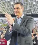  ?? ?? Sánchez, ayer en Valladolid.