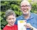  ?? ?? Alfie and his father Richard Wilson were bemused when they were fined by Royal Mail for using an old stamp, attached to the envelope in 2015