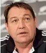  ??  ?? Steve Hansen