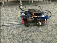  ?? SUBMITTED PHOTO ?? One of the Kutztown Elementary K’Nex robotic designs created for the STEM Design Challenge at the BCIU.