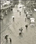  ?? VIJAYANAND GUPTA/HT ?? Water logging due to heavy rain, Mumbai, September 4