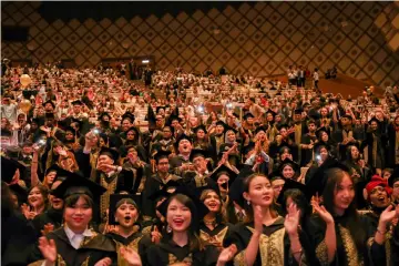  ??  ?? Many recipients of Limkokwing scholarshi­ps and financial aid have graduated and continue to make their mark in the world.