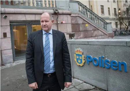  ?? Bild: FREDRIK SANDBERG ?? KRITISERAD. Dan Eliasson utsågs år 2014 av regeringen till rikspolisc­hef.