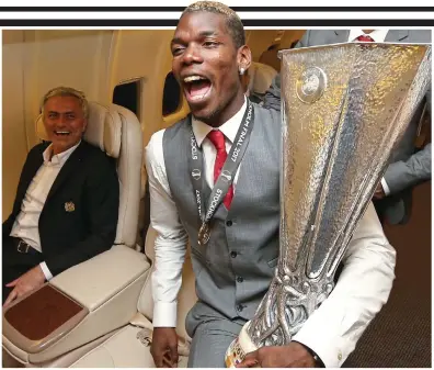  ??  ?? Special ones: but Pogba has seen his relationsh­ip with Mourinho fall apart following his £89m move back to United