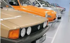  ??  ?? ABOVE Bronze 1981 Scirocco was the very last MKI model to be built and is now kept at the Osnabrück complex for posterity.