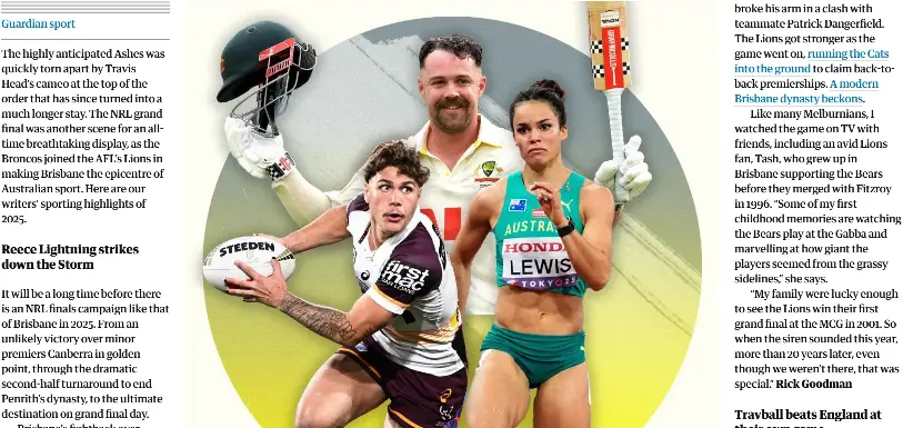 Travball emerges, athletics surges, Brisbane basks in success ...