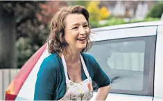  ??  ?? Poignant: Lesley Manville as recently widowed Cathy in the BBC sitcom