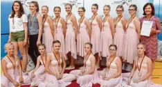  ?? Foto: Schule ?? Die Tänzerinne­n des Ringeisen Gymnasiums wurden deutscher Vizemeiste­r im Schul tanz.