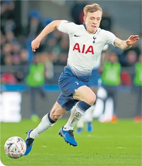  ??  ?? “A future Tottenham captain” is Jose Mourinho’s verdict on 19-year-old Oliver Skipp