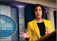  ??  ?? Roberta Jacobson, President Joe Biden’s senior official for southwest border affairs and a former U.S. ambassador to Mexico, said Wednesday that the White House is seeking $4 billion to help ease conditions in Honduras, El Salvador and Guatemala and also restoring a program to reunite children in those countries with parents who are in the U.S. legally.
(AP/Andrew Harnik)