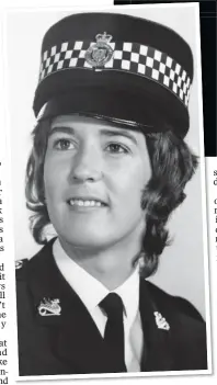  ?? ?? ambitious: Proud Jackie Malton in her uniform in the early 1970s