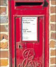  ?? Pictures: CHAS ?? The Edward VII post boxes at the Mint Yard Gate entrance to the King’s School and in Longport, near the junction with North Holmes Road