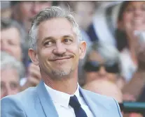  ?? JUSTIN TALLIS/GETTY IMAGES ?? Twice-divorced sports broadcaste­r Gary Lineker said on Twitter he prefers a “nice dinner” to a relationsh­ip.