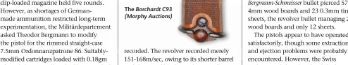  ??  ?? The Borchardt C93 (Morphy Auctions)