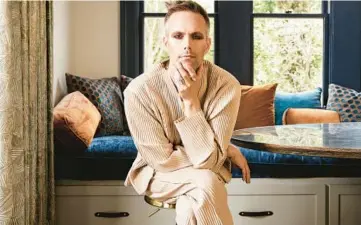  ?? ?? Justin Tranter, seen May 25, is credited with some of the biggest hits of the past decade.