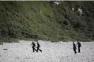  ?? Benoist/AFP/Getty Images ?? The public prosecutor’s office of Le Havre said 20 kilograms of cocaine was discovered on the beach of Saint-Jouin-Bruneval between 1 and 5 July 2023. Photograph: Lou