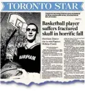  ??  ?? A story about Mike Tuck’s injury ran in the Star on Dec. 21, 2000.