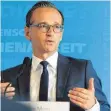  ?? FOTO: DPA ?? Bundesjust­izminister Heiko Maas (SPD).