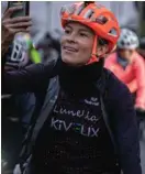  ?? KIVELIX ?? La experiment­ada ciclista Katherine Herrera es la organizado­ra.