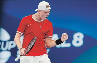  ?? STEVE CHRISTO THE ASSOCIATED PRESS ?? Denis Shapovalov of Canada has been playing some of the best tennis of his young career over the last few months.