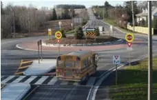  ??  ?? Mississaug­a will soon have four roundabout­s — the first one opened in 2011 — and three more are in the works for 2019.