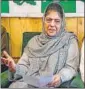  ?? ?? PDP chief Mehbooba Mufti will contest the LS polls from the Anantnag-Rajouri seat against DPAP chief Ghulam Nabi Azad.