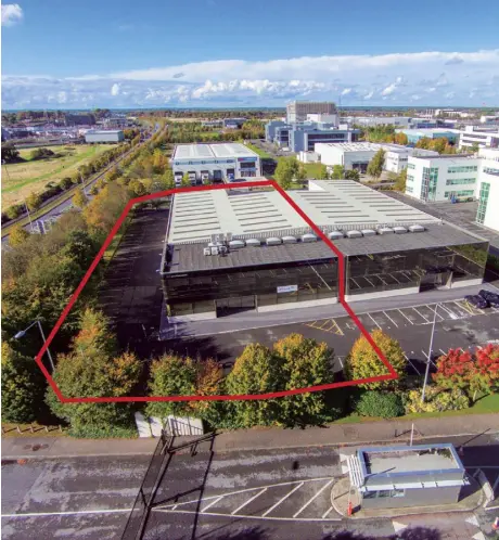  ??  ?? The HQ facility at Blanchards­town Corporate Park is located within a short distance of the M50, M2 and M3 motorways