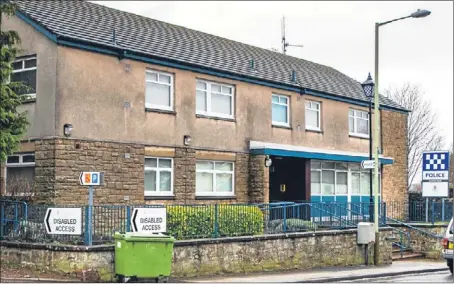  ?? Picture: Steve MacDougall. ?? The public counter at Auchterard­er Police Station is due to shut next month.