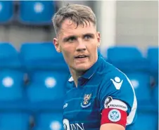  ??  ?? St Johnstone skipper Jason Kerr.