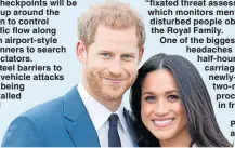  ??  ?? Prince Harry and Meghan